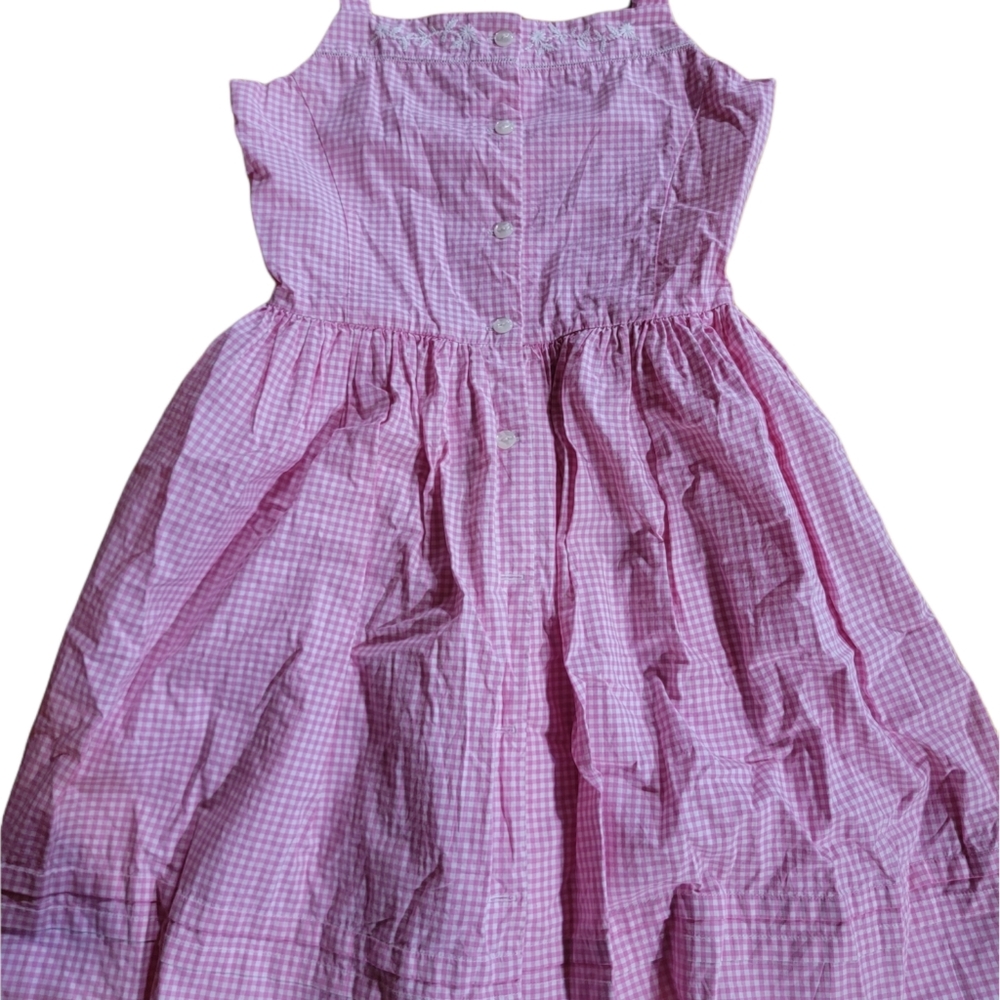 Ralph Lauren Pink plaid dress Size 14